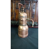 Lamparina Antiga Original A Carboreto Alta Raridade