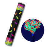Lança Confete Cores Neon - Popper Chuva Colorida