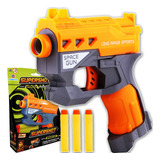 Lança Dardos Colorido Arminha Brinquedo Tipo Nerf Polibrinq
