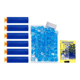Lançador Brinquedo 2 Em 1 Bolas De Água Gel E 6 Dardos Eva