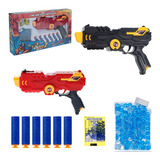 Lançador De Bolas De Água E Dardos 2 Em 1 Blaster
