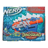 Lançador De Dardos Nerf Jurassic Dinosquad Stego Hasbro