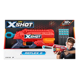 Lançador De Dardos X-shot Tk6 Vermelho