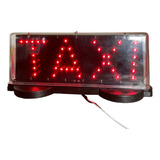 Lançamento - Luminoso Super Led Auto Brilho Táxi Com Imã