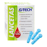 Lanceta G-tech Agulha P/ Medir Diabetes Glicose 100 Un 