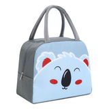 Lancheira Bolsa Térmica Infantil Piquenique Escolar Bichinho Cor Coala
