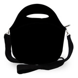 Lancheira Escolar Com Alça Bolsa Térmica Preta