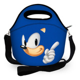 Lancheira Escolar Com Alça Bolsa Térmica Sonic