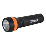 Lanterna Abs Pilhas 01 Led Grande Foxlux Cor Da Lanterna Preto Cor Da Luz Branca