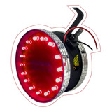 Lanterna Corujinha Led Cabine Caminhão Vermelha Grande 