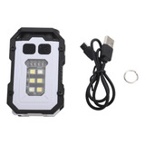 Lanterna De Chaveiro Led Abs 8 Modo De Iluminação 2 Fonte Us
