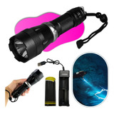 Lanterna De Mergulho Prova D'água Recarregavel Usb Led Ip68