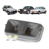 Lanterna De Teto Opala Caravan Luz Led Leitura Cinza