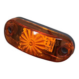 Lanterna Delimitadora Laranja Led 12v 24v Caminhão Baú