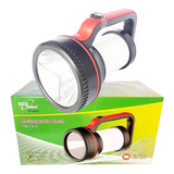 Lanterna Farolete Eco Power Ep-2633 Com Lampião 7 W+15 W Led Cor Da Lanterna Preto Com Vermelho Cor Da Luz Branco