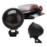 Lanterna Farolete Traseiro Leds Moto Cromado Bolinha Custom