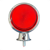 Lanterna Foguinho Bojuda De Ferro Cromada Led Bivolt