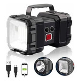 Lanterna Holofote Super Potente Led Recarregável 40w Usb