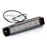 Lanterna Lateral Caminhão, Trailer, Barcos, Baú - 6 Leds 24v