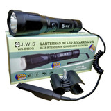 Lanterna Led Caça Pesca Tática Foco Jws Ws-533q Lanterna Preto Luz Branco