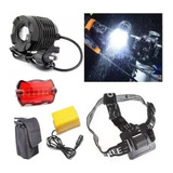 Lanterna Led Farol Bike Recarregável Pisca Bicicleta T6 Fort