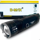 Lanterna Led Laser 2000m+ B-max Recarregavel