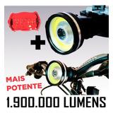 Lanterna Led T6 Farol Bike Cabeca 1900000 W Potente +barato