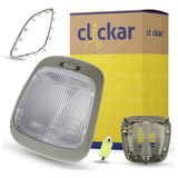 Lanterna Luz Teto Cinza + Moldura Led Parati G4 2005 A 2012