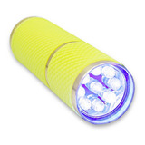 Lanterna Luz Ultravioleta 9 Led Uv Secagem Unhas Gel Amarela