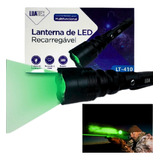Lanterna Luz Verde Tática Potente T6