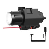 Lanterna Mira Laser Vermelha Trilho 20mm Airsoft Caça/tiro