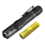 Lanterna Nitecore Mh12 V2 1200 Lumens Bateria 5000mah + Nf-e Cor Da Lanterna Preta Cor Da Luz Branca