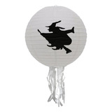 Lanterna Oriental Bruxa Pepel 40cm - Kin Festas