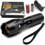 Lanterna Recarregável Led X900 - Tática Militar