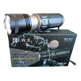 Lanterna Tática Jws Led V3 Tocha Laser Longo Alcance Usb