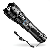 Lanterna Tatica Led Recarregavel T9 Militar P50 Luz Branco