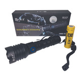 Lanterna Tática Led V3 Longo Alcance Zomm + 1 Bateria Extra