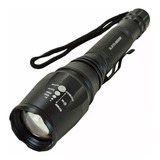 Lanterna Tática Police Potente Led T6 2 Bateria Recarregável