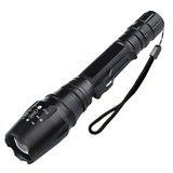 Lanterna Tática Profissional Police 16500w 460000 Lumens Up! Wlxy H7h Preto Luz Branca
