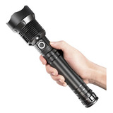Lanterna Tática T9 Super Led P70 2000 Lumens Recarregável Cor Da Lanterna Preta Cor Da Luz Branca