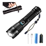 Lanterna Tática Titanium Laser Pro Camping Trilha Led Usb T9