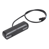 Lanterna Traseira De Bicicleta Elétrica Led Abs Night Tail L