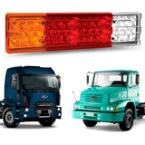 Lanterna Traseira Led Bivolt Lente Lisa Universal Ford Mb Le
