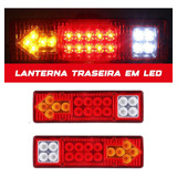 Lanterna Traseira Led Caminhão Trator Carretinha