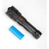 Lanterna Usb 2p Pro Camping Trilha Led Titanium Tática Laser