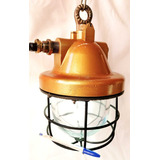 Lanterna/arandela/luminária Náutica Industrial Antiga Forte