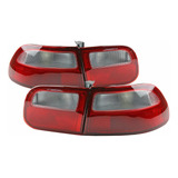 Lanternas Red Clear Honda Civic Hatch
