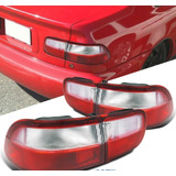 Lanternas Traseira Honda Civic 92/95 Sedan E Coupé Red Clear