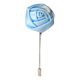 Lapela Social Broche De Tecido Pra Terno Cor Azul Serenity