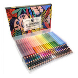 Lápis Cor Aquarela Profissional 72 Cores Original Brutfuner